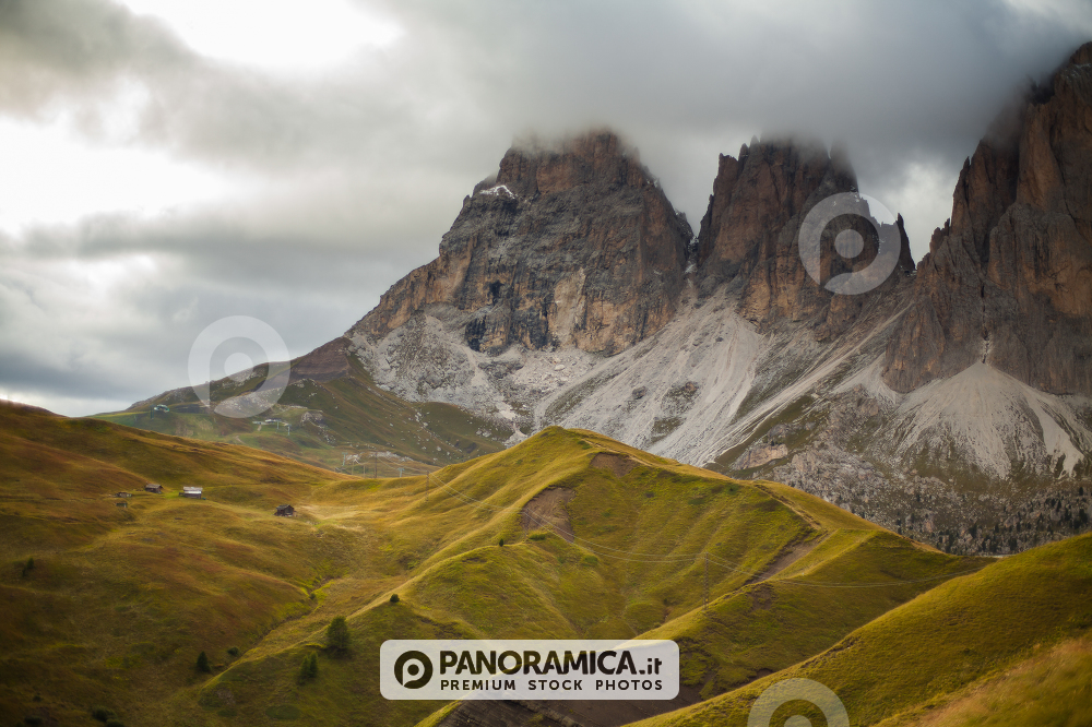 Sassolungo Group, Sella Pass, Dolomites, Trentino Alto Adige, Italy