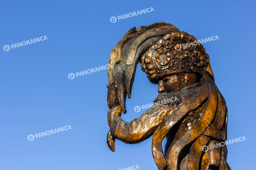 Scultura della landzetta a Etroubles