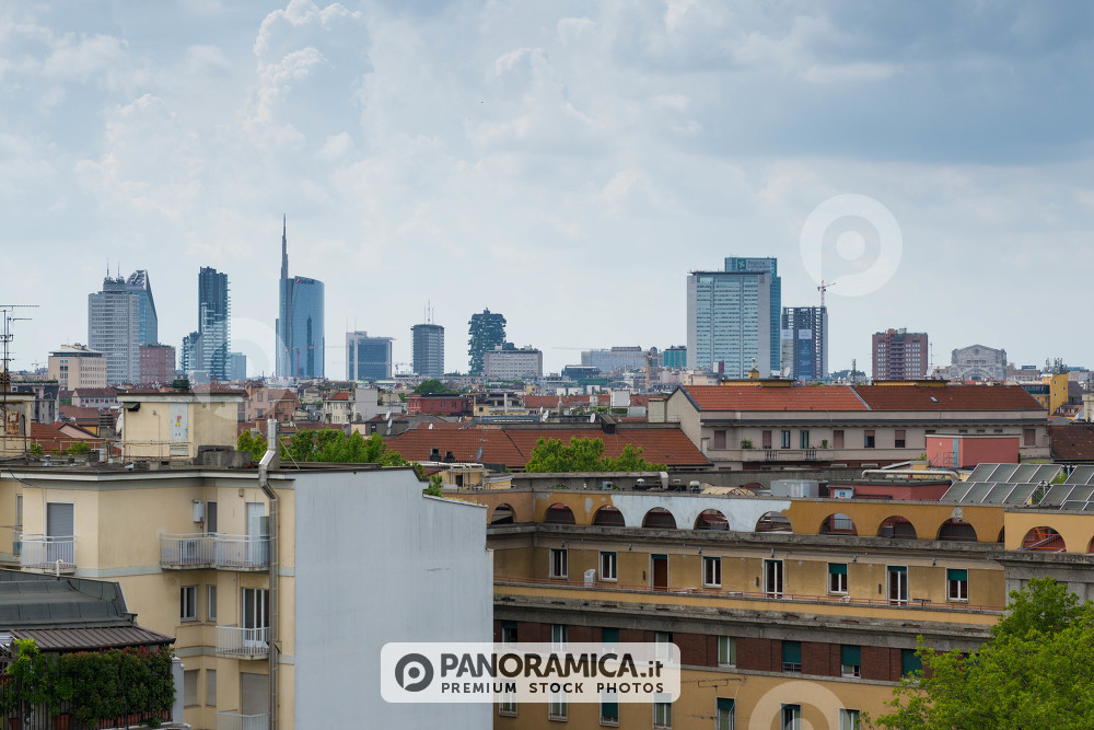 Skyline di Milano dal Cremlino