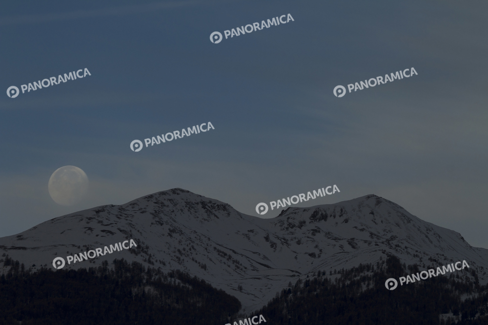 Super Luna su Punta Metz e Punta Chaligne