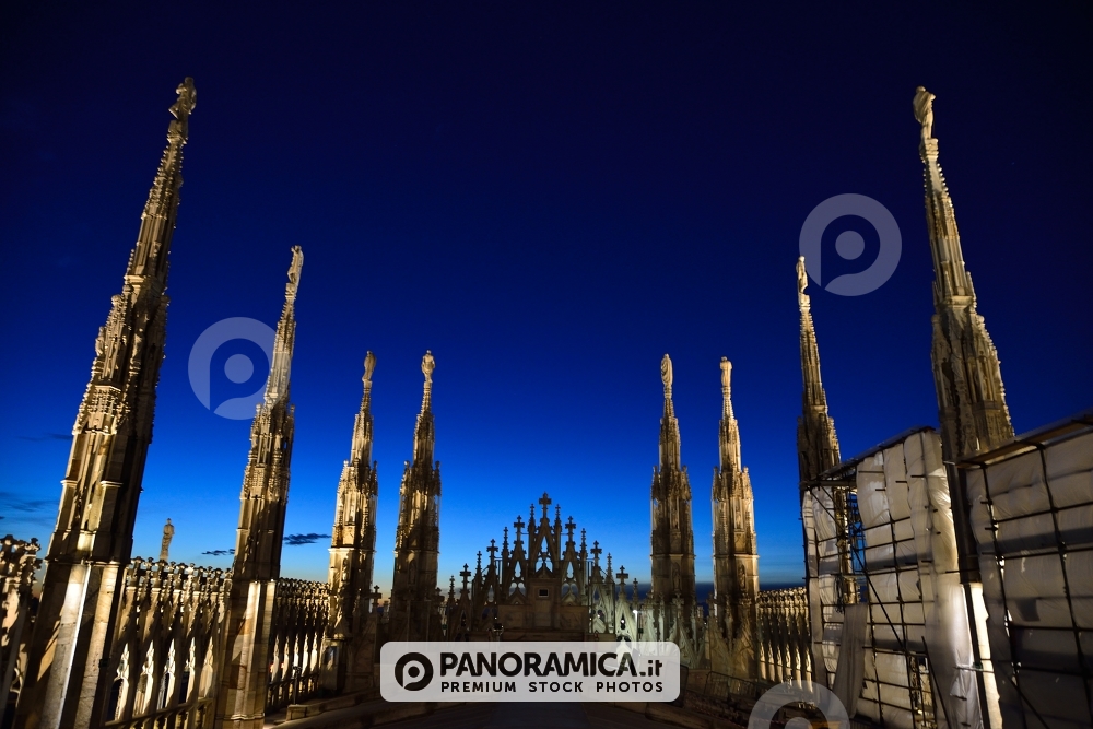 Terrazze del Duomo all'ora blu