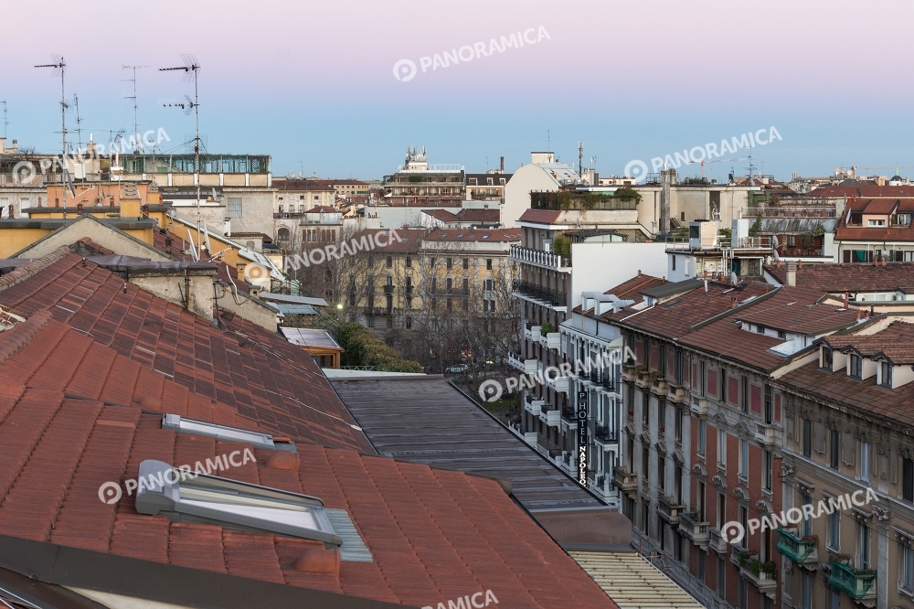 Tetti di Via Federico Ozanam e Piazzale Bacone