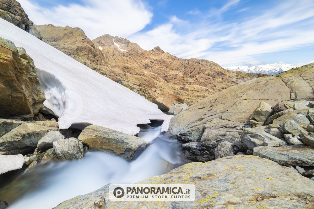 Torrente Chalamy, Vallon de Chalamy, Parco Naturale Mont Avic, Valle d'Aosta, Italia
