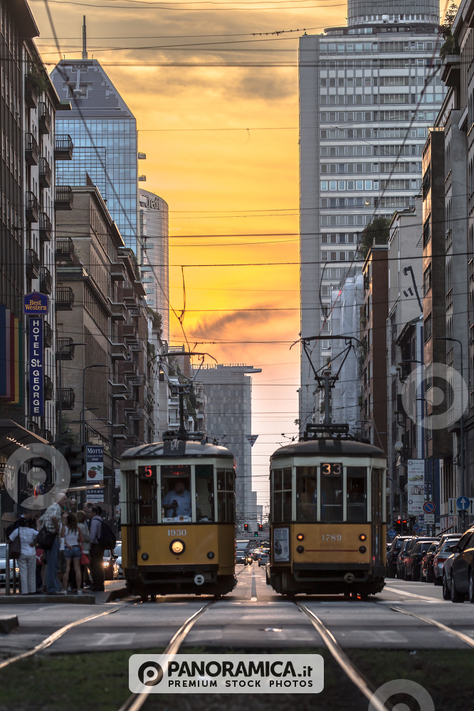 Tram in Viale Tunisia