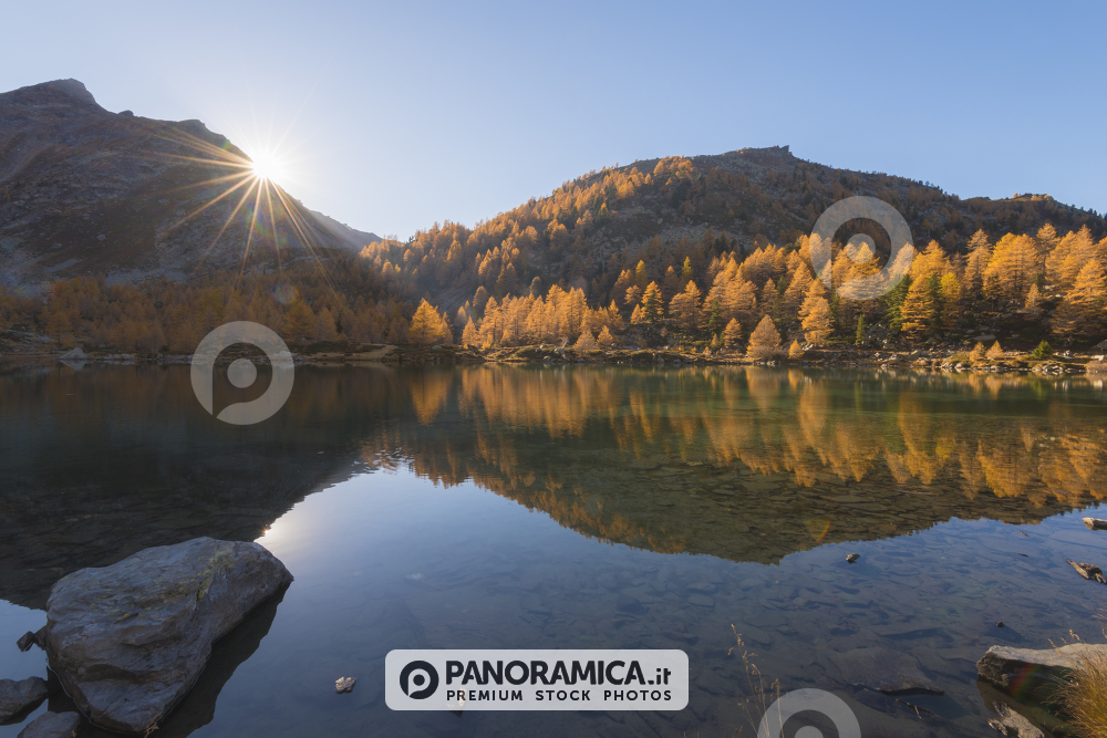 Tramonto al Lago d'Arpy, Valdigne, Valle d'Aosta