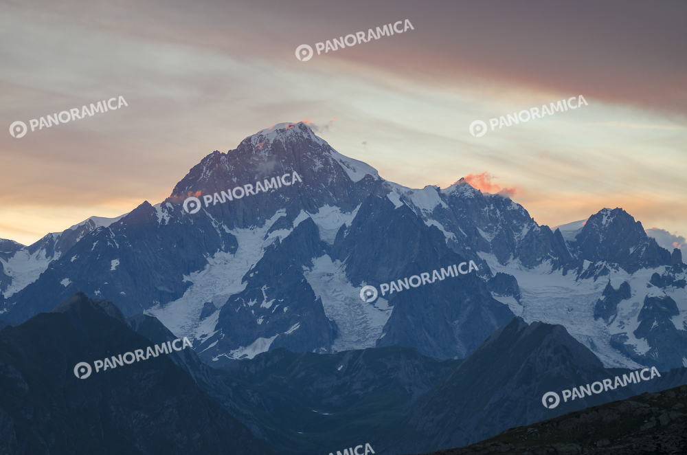 Tramonto sul Monte Bianco, Valle della Thuile