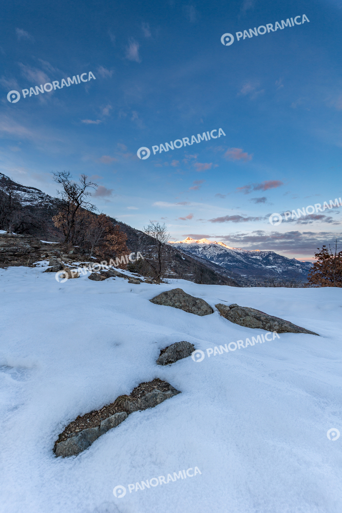 Tramonto sulla valle centrale