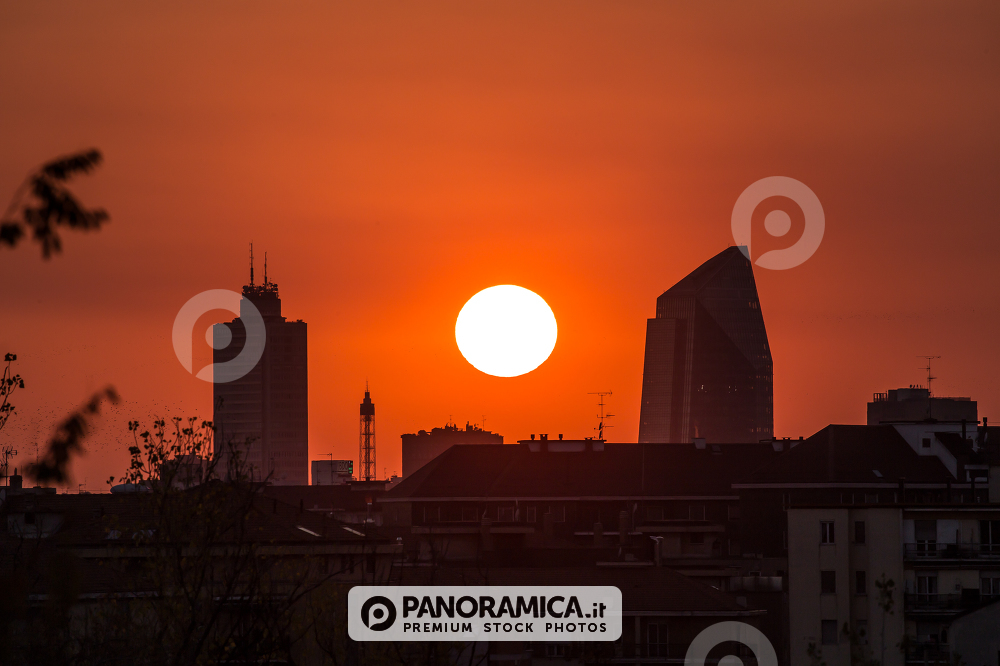 Tramonto sulle torri