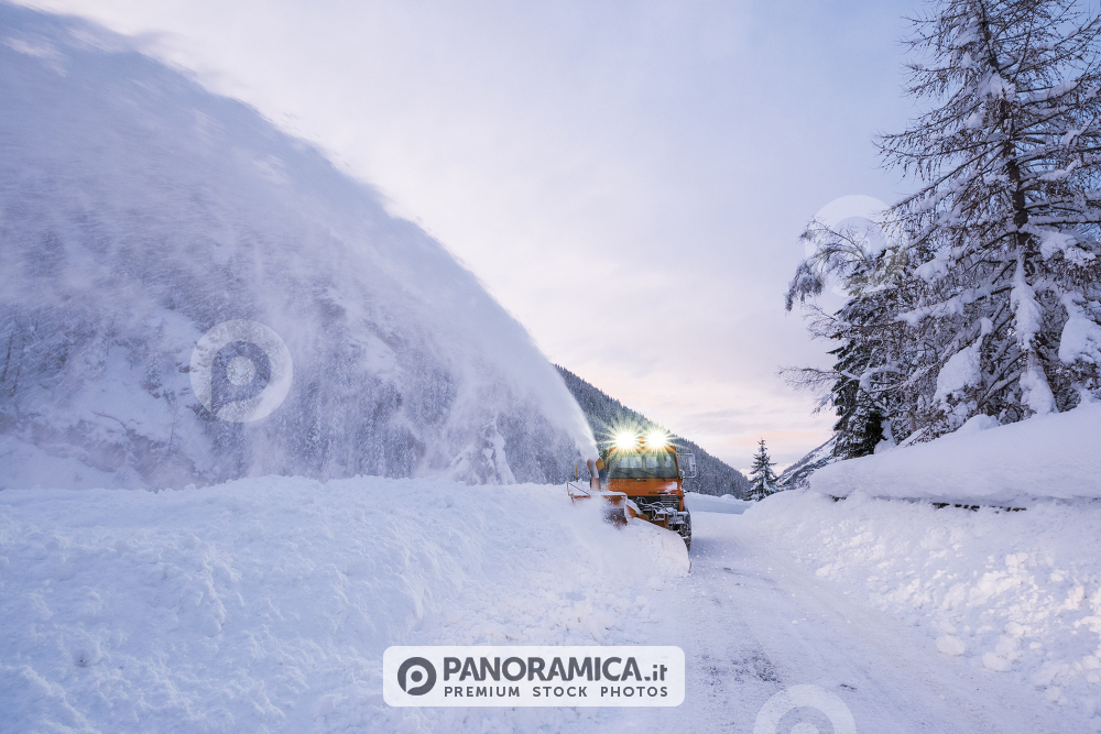 Trattore fresa neve