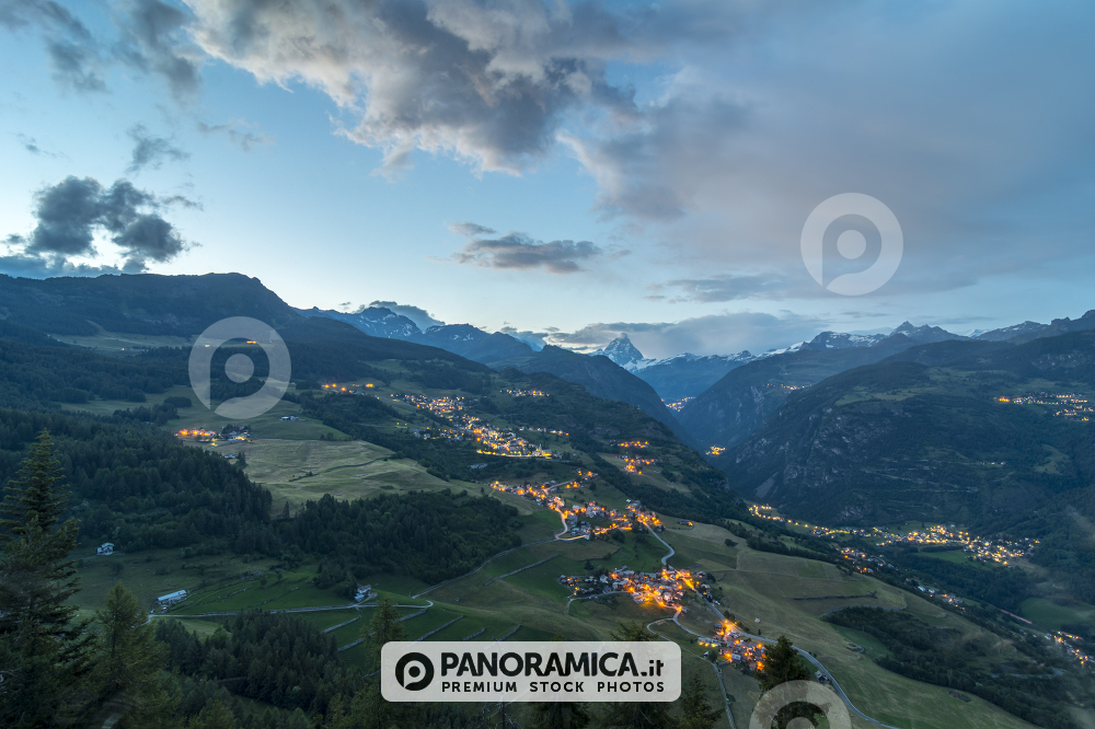 Valle del Cervino prima della notte