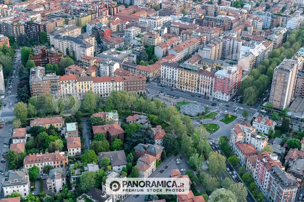 Veduta Aerea di Piazza Amendola e dintorni