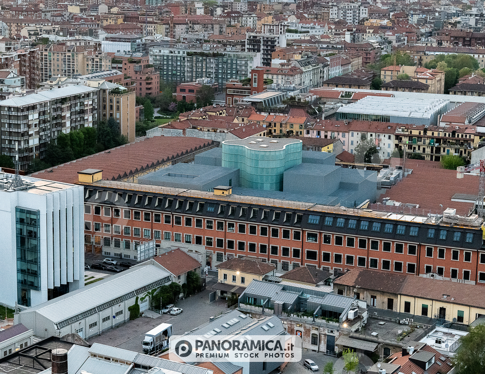 Veduta aerea di Via Tortona