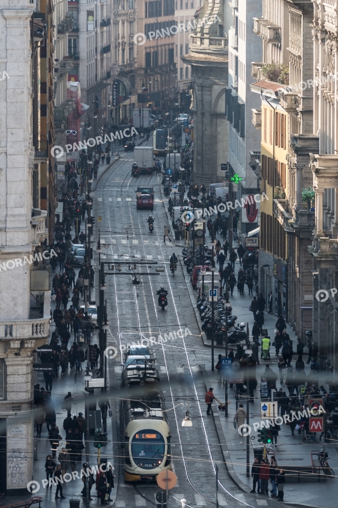 Via Torino vista dall