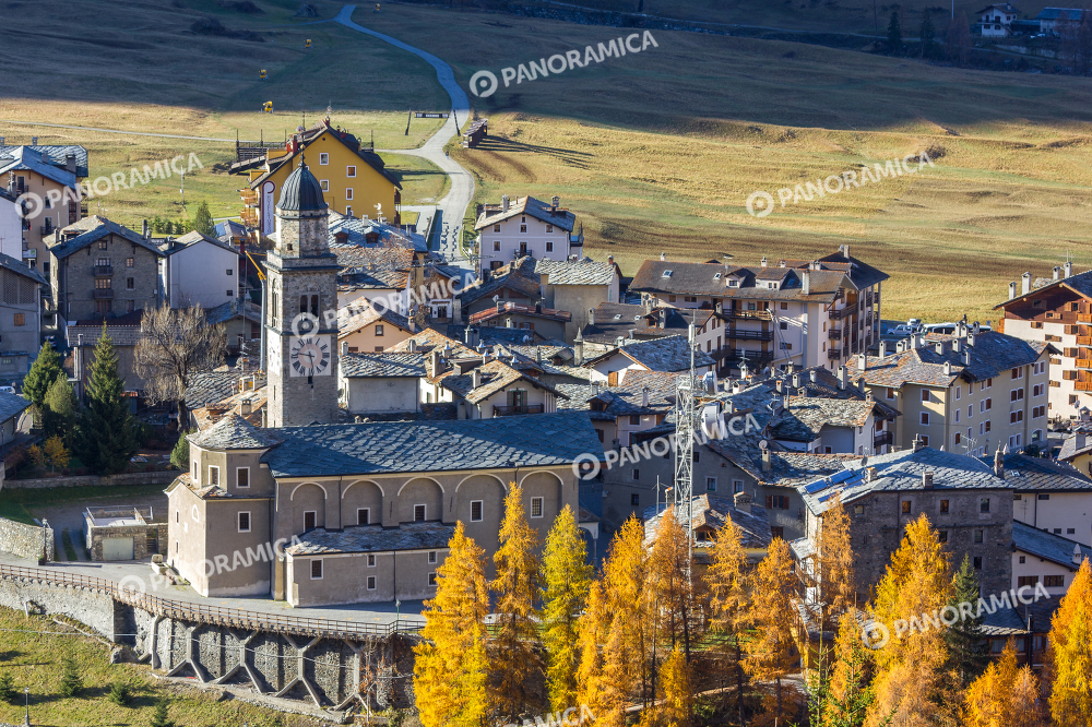 Villaggio e chiesa di Cogne