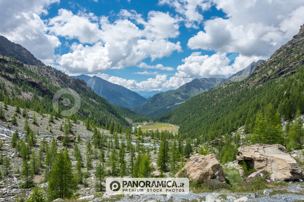 Vista sul pian di Verra - Val d'Ayas (Ao)