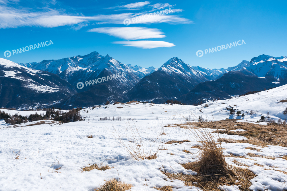 Vista sul sentiero del Mont Fellere